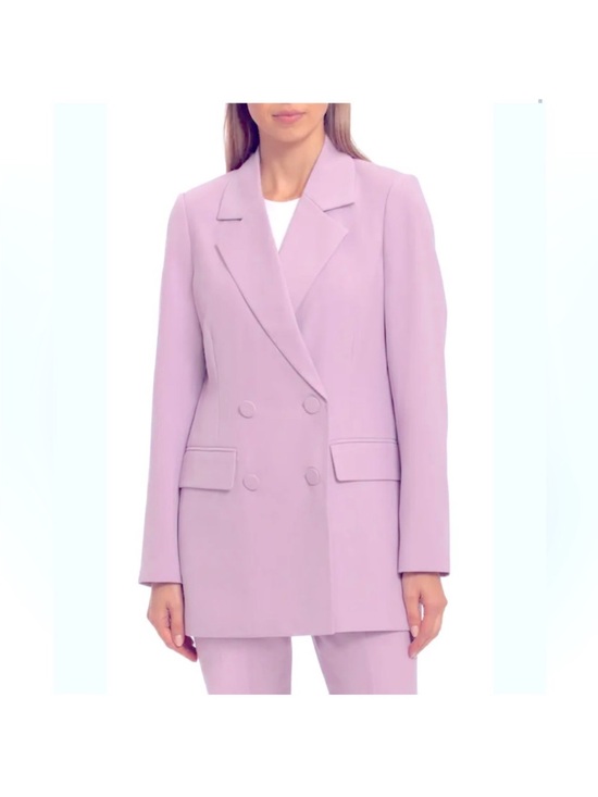Avec Les Filles Jackets & Blazers - Avec Les Filles Oversized Lavender Double-Breasted Blazer Size S